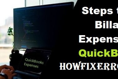Enter Billable Expenses in QuickBooks