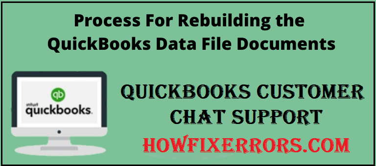 what are the reasons for a rebuild data in quickbooks