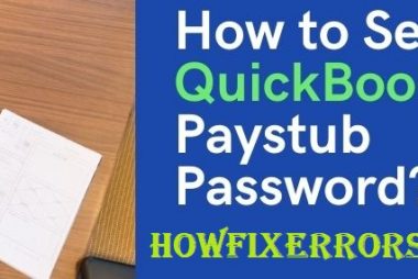 QuickBooks Paystubs Password - Reset, Print & Send to Staff QuickBooks Paystub Password
