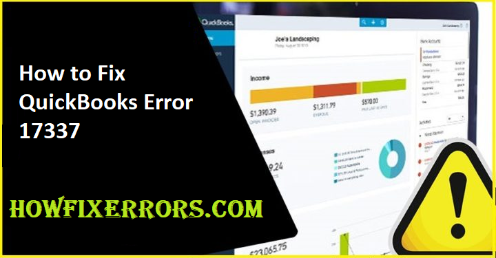 QuickBooks Error Code 17337