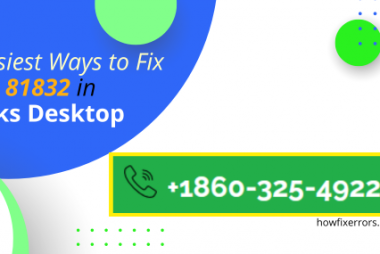 Find the Easiest Ways to Fix Error Code 81832 in QuickBooks Desktop