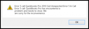 QuickBooks-Unexpected-Error-5(Error Sample Image)