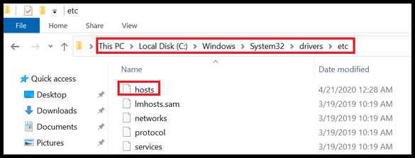 Hosts-file-path edit windows hosts files to fix error h202