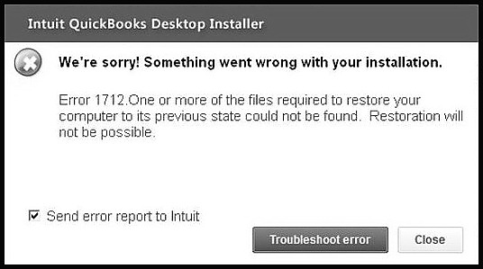 QuickBooks Error 1712 - when installing QuickBooks for Desktop - What is - Causes - Symptoms - Solutions