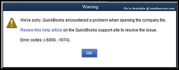 quickbooks error 6000 1074 what is, causes, symptoms, solutions